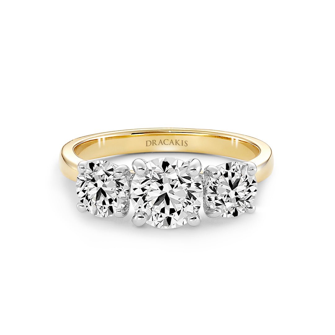 Brilliant Cut Diamond Engagement Ring - Dracakis Jewellers Brilliant Cut Diamond Engagement Ring - Dracakis Jewellers
