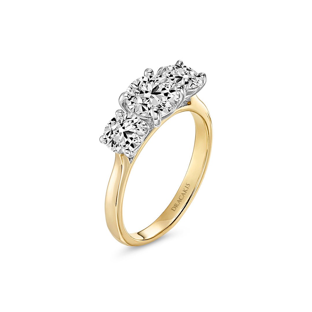 Brilliant Cut Diamond Engagement Ring - Dracakis Jewellers Brilliant Cut Diamond Engagement Ring - Dracakis Jewellers