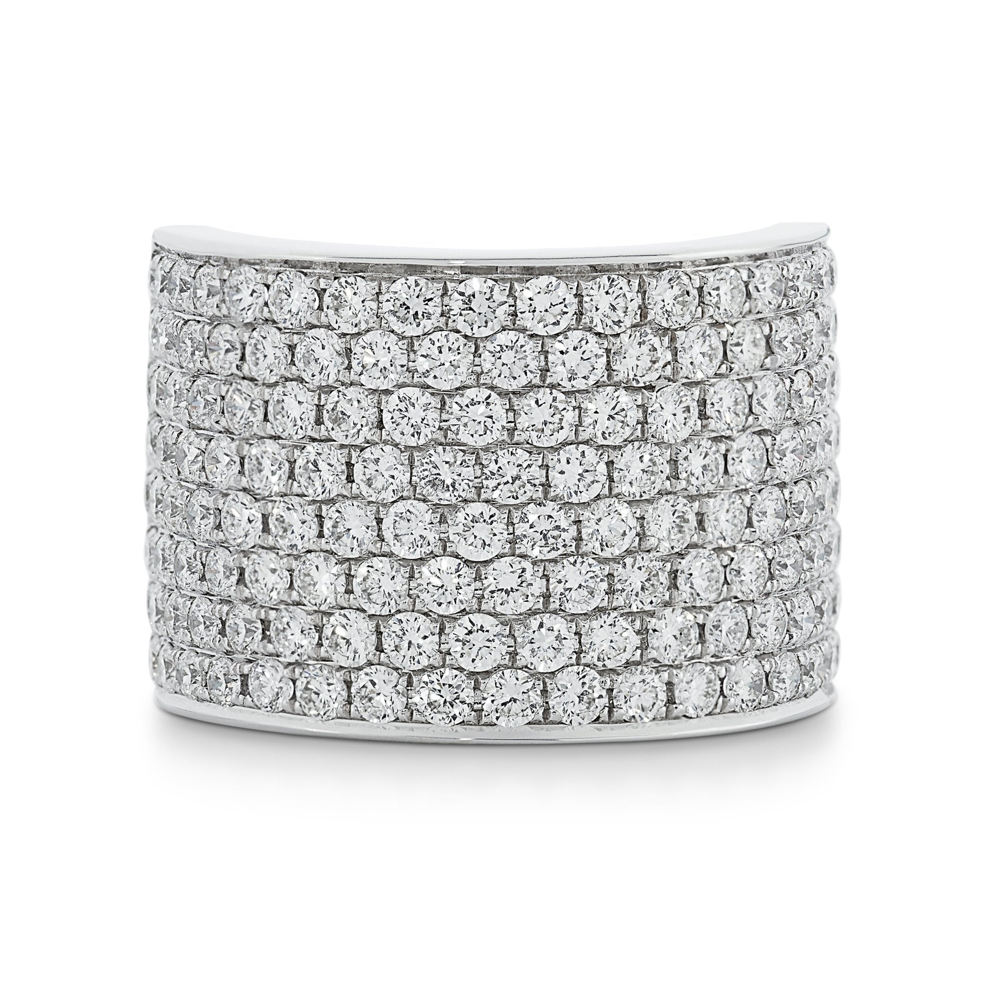 Brilliant Cut Pave Diamond Ring - Dracakis Jewellers Brilliant Cut Pave Diamond Ring - Dracakis Jewellers