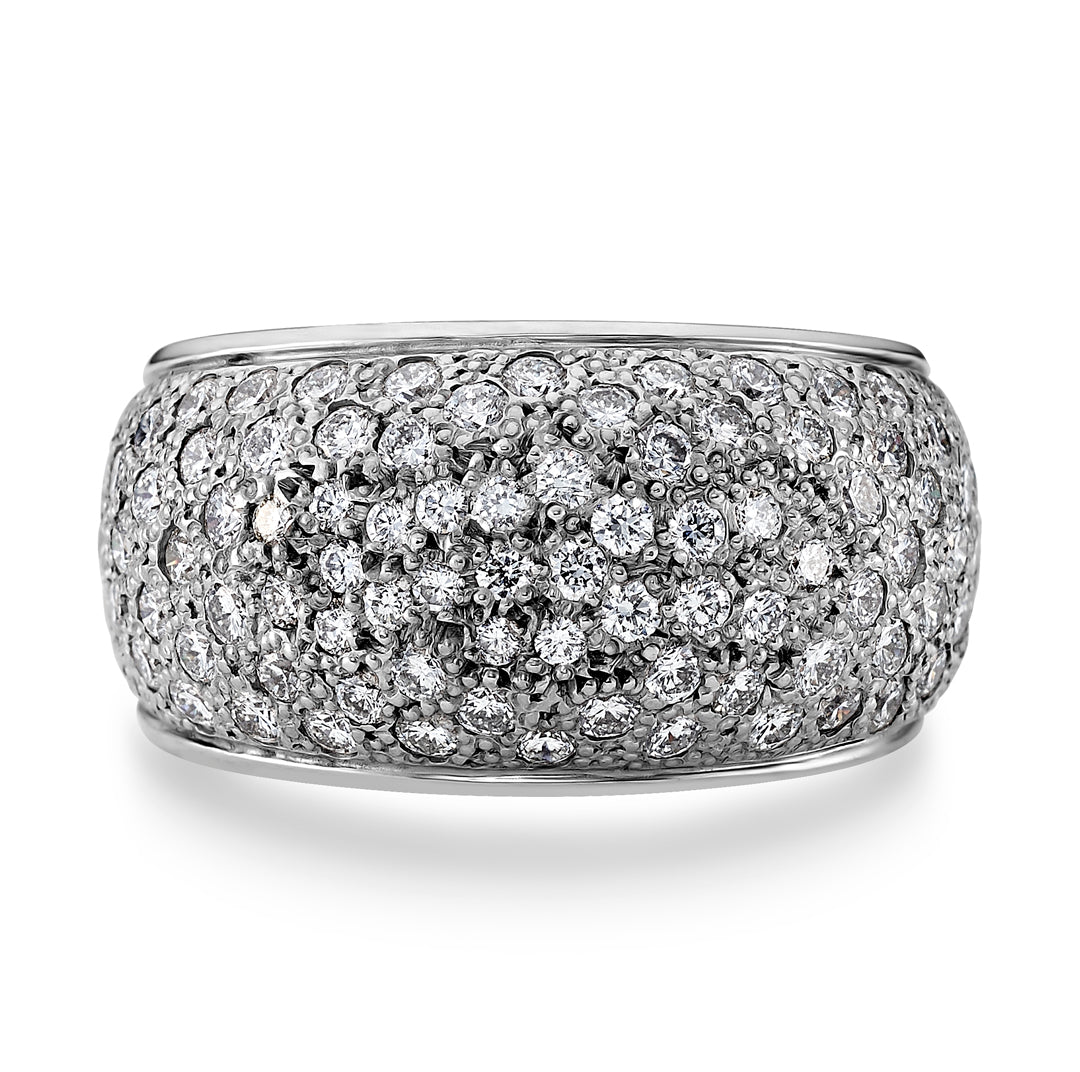 Brilliant Cut Pave Diamond Ring - Dracakis Jewellers Brilliant Cut Pave Diamond Ring - Dracakis Jewellers