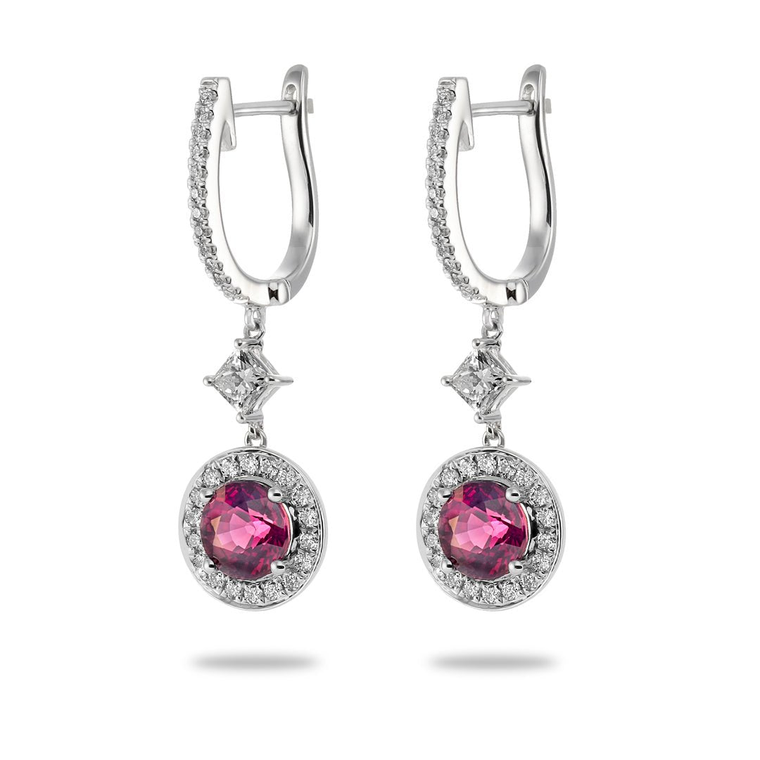 Ruby & Diamond Earrings - Dracakis Jewellers Ruby & Diamond Earrings - Dracakis Jewellers