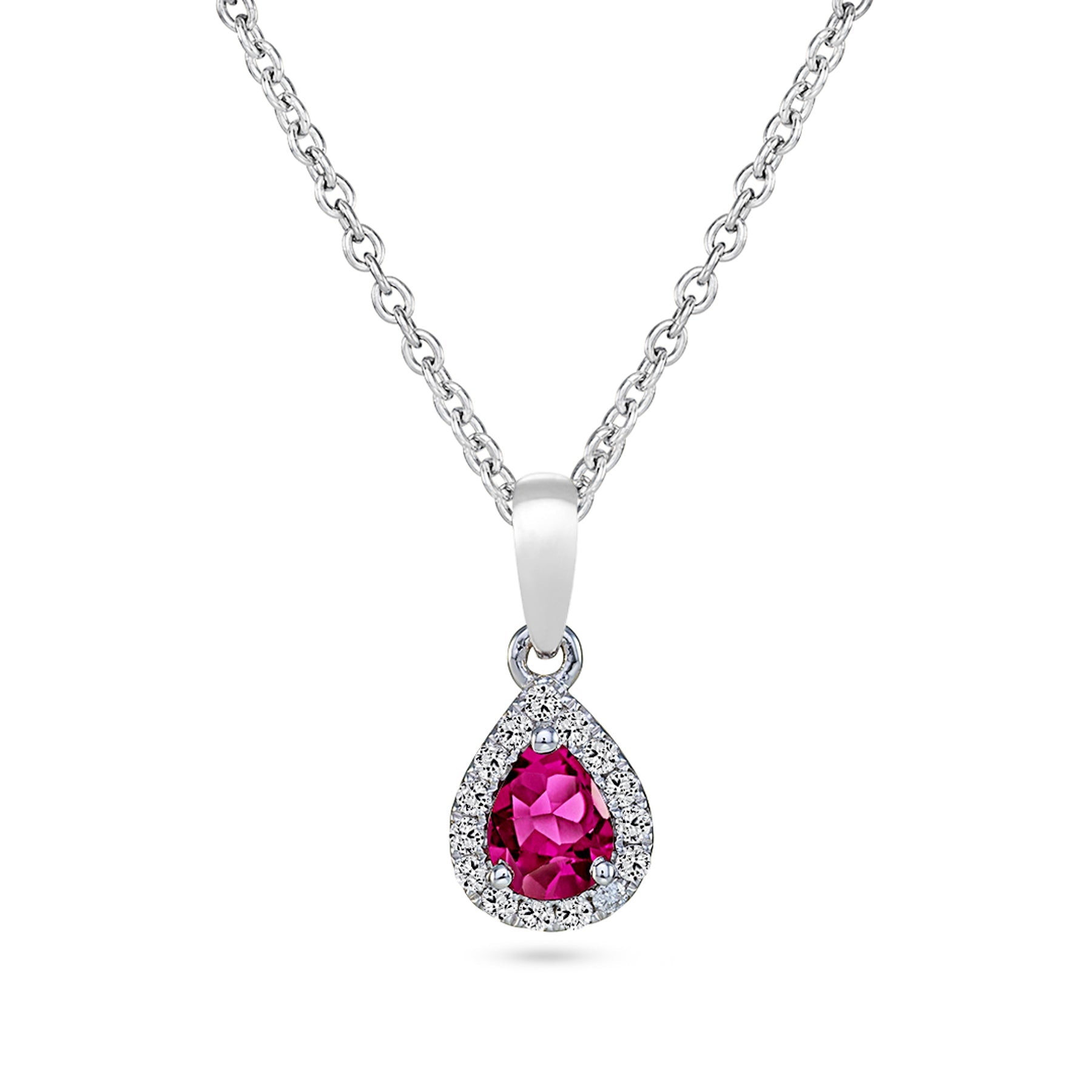 Ruby & Diamond Pendant - Dracakis Jewellers Ruby & Diamond Pendant - Dracakis Jewellers