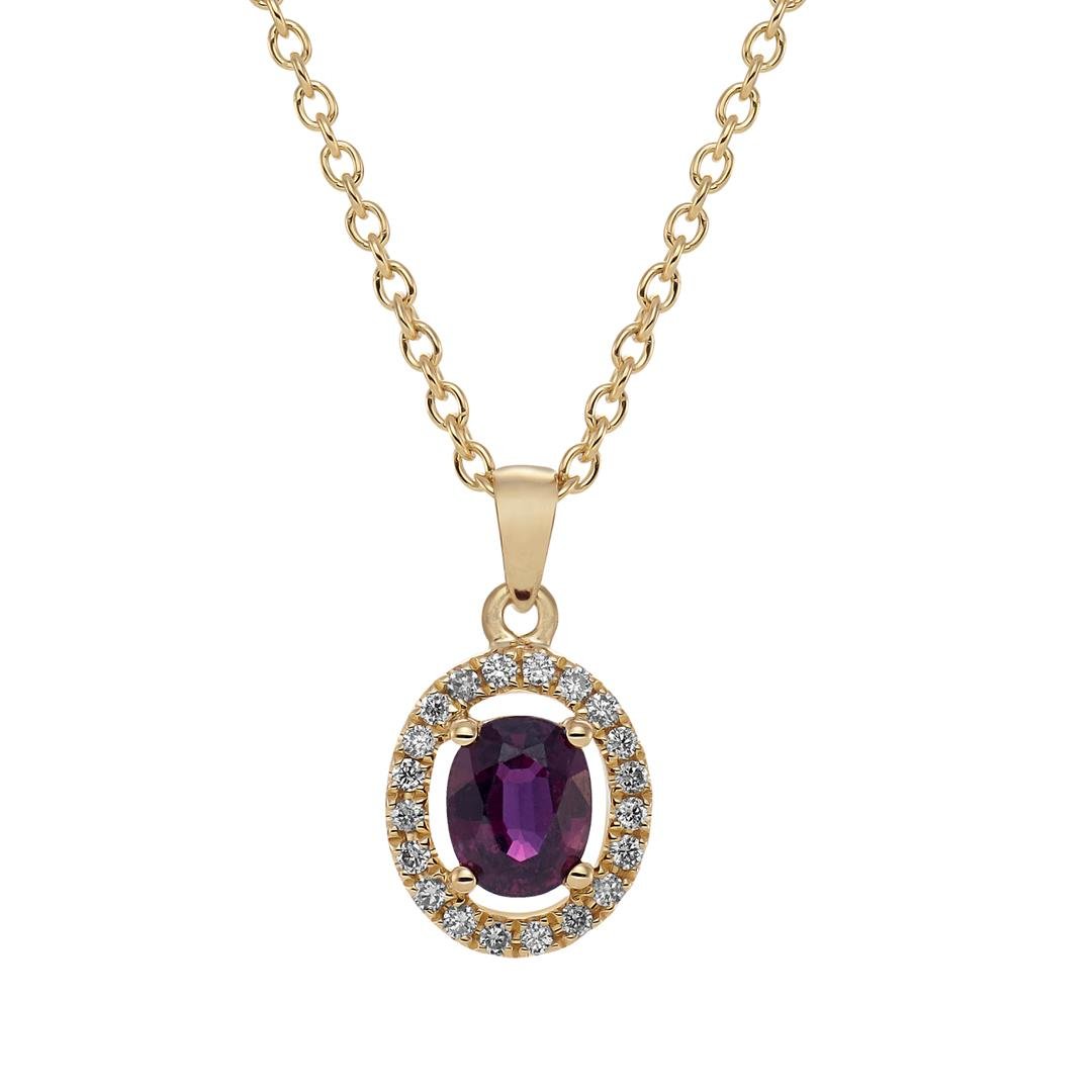 Ruby & Diamond Pendant - Dracakis Jewellers Ruby & Diamond Pendant - Dracakis Jewellers