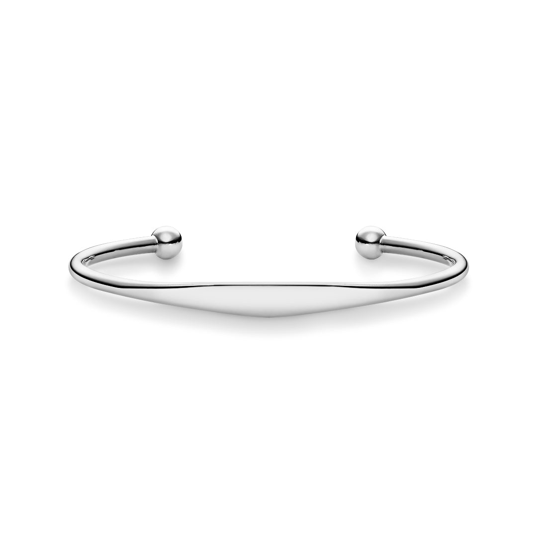 Silver ID Cuff Bracelet - Dracakis Jewellers Silver ID Cuff Bracelet - Dracakis Jewellers