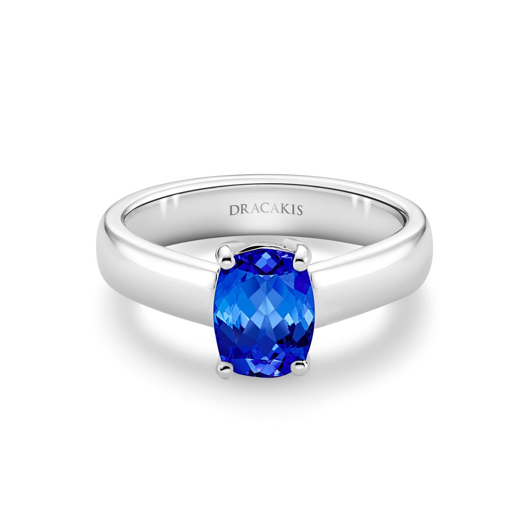 Tanzanite Solitaire Ring - Dracakis Jewellers Tanzanite Solitaire Ring - Dracakis Jewellers