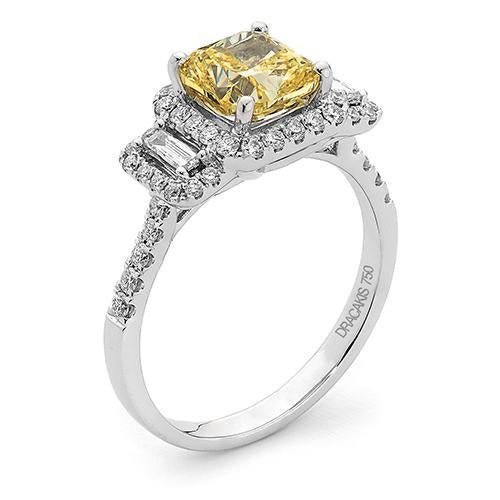 Yellow Diamond Engagement Ring - Dracakis Jewellers Yellow Diamond Engagement Ring - Dracakis Jewellers