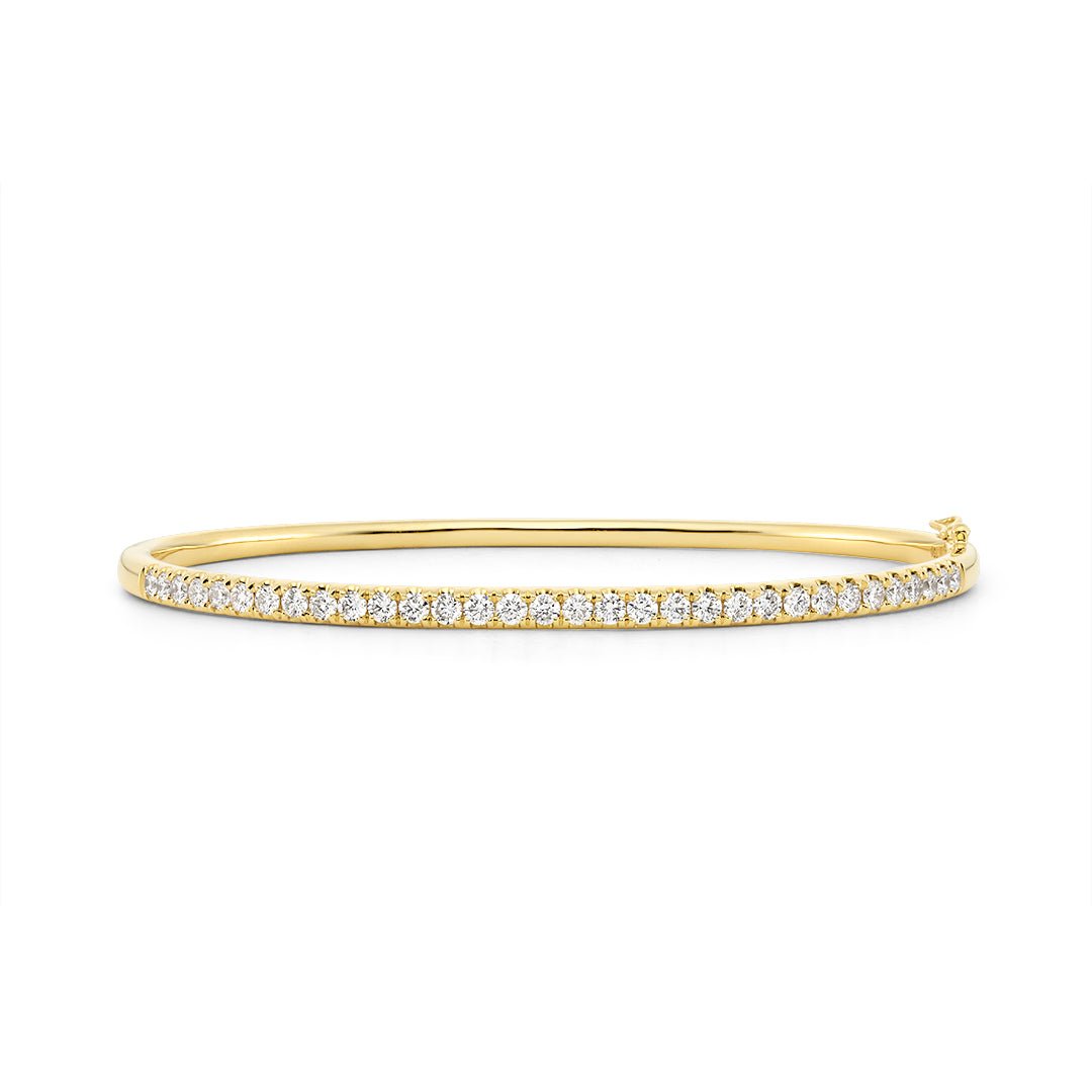 Yellow Gold & Diamond Bangle - Dracakis Jewellers Yellow Gold & Diamond Bangle - Dracakis Jewellers