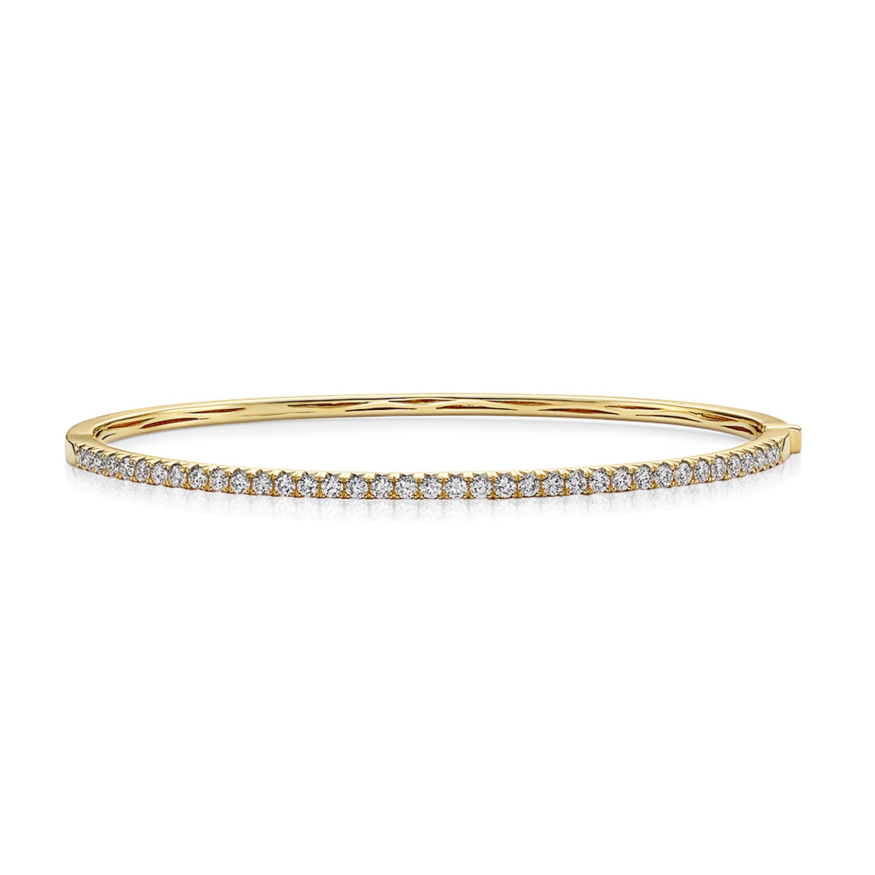 Yellow Gold & Diamond Bangle - Dracakis Jewellers Yellow Gold & Diamond Bangle - Dracakis Jewellers