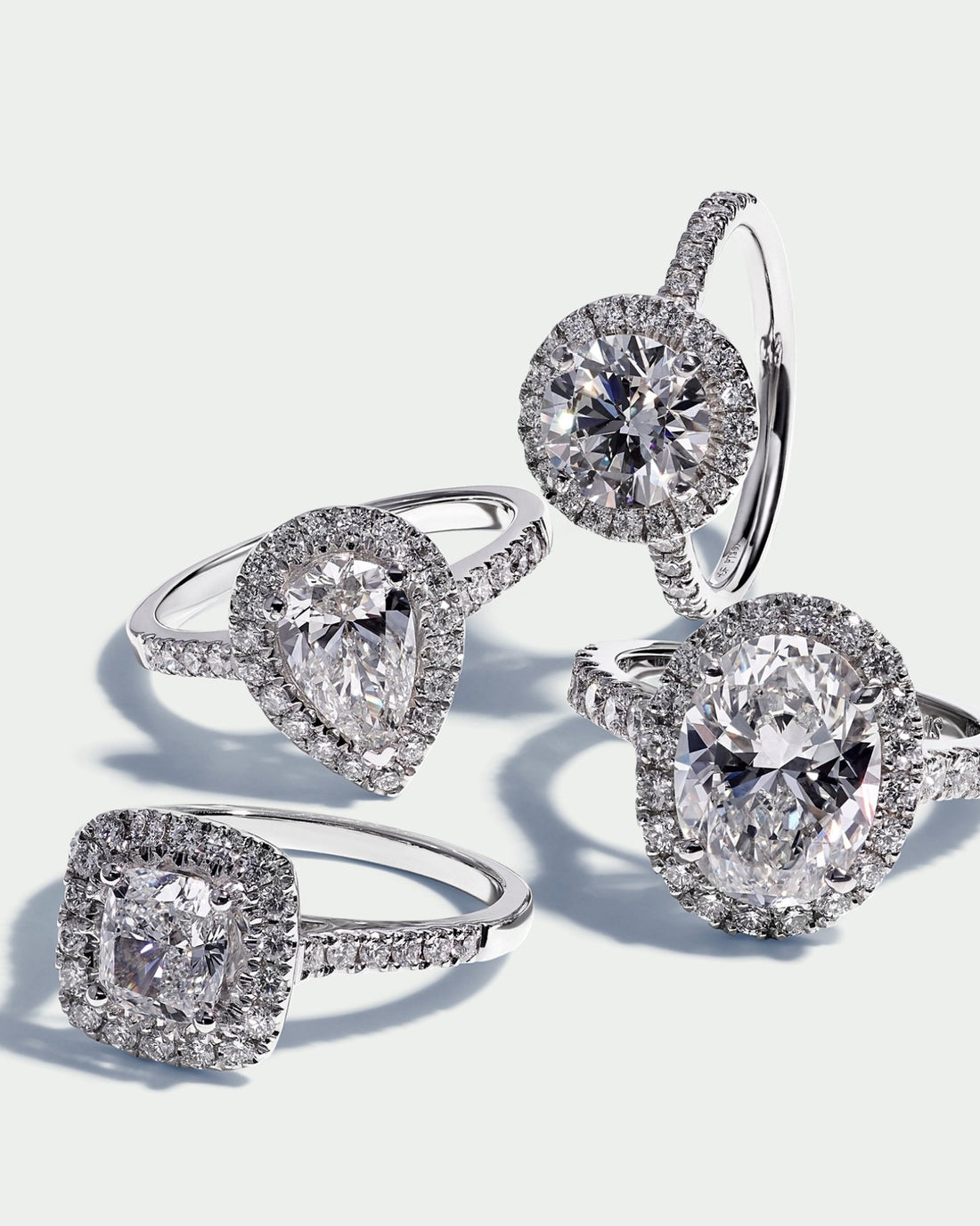 Engagement rings - Yellow gold 18 carats - Diamond white - C3546