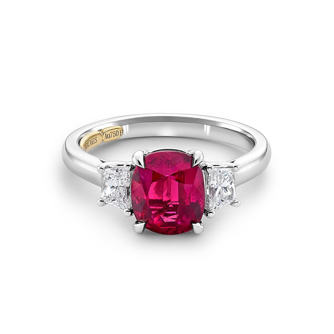 Coloured Gemstone Engagement Rings Dracakis Jewellers