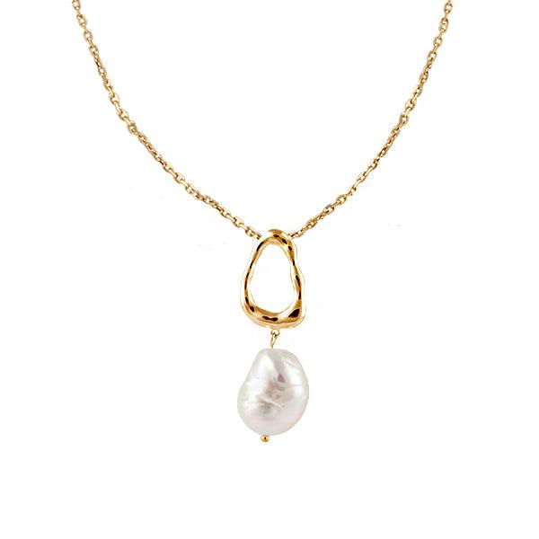 Freshwater Pearl & Silver 'Ocean' Necklace