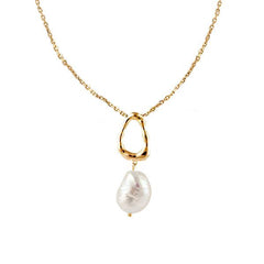 Freshwater Pearl & Silver 'Ocean' Necklace