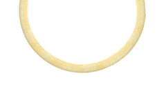 9K Yellow Gold Herringbone Necklace 41cm - Dracakis Jewellers