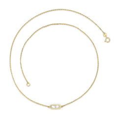 9K Yellow Gold Mop Necklace 45cm - Dracakis Jewellers