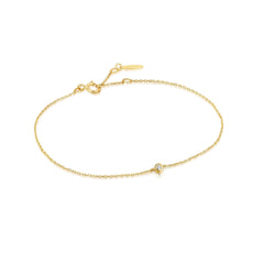 Ania Haie 14kt Gold Single Natural Diamond Bracelet - Dracakis Jewellers