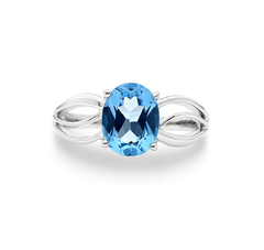Blue Topaz Ring - Dracakis Jewellers