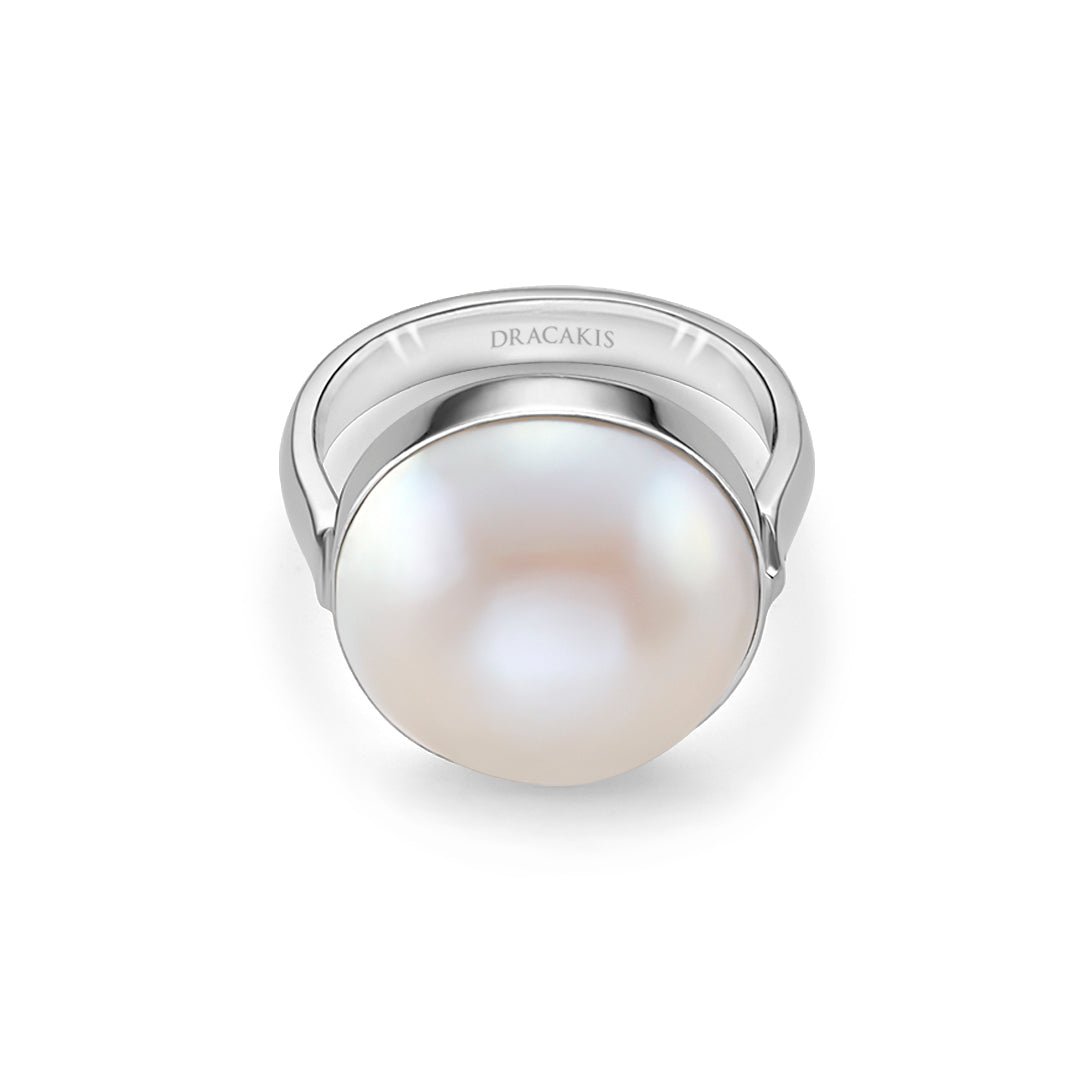 Creme Mabe Pearl Dress Ring - Dracakis Jewellers