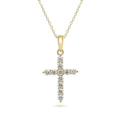 Diamond Cross Pendant - Dracakis Jewellers