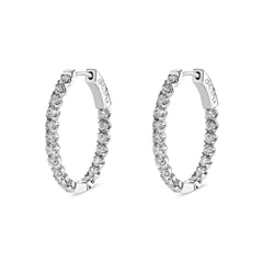 Diamond Hoop Earrings - Dracakis Jewellers