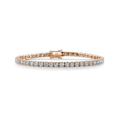 Diamond Tennis Bracelet (Rose Gold) - Dracakis Jewellers