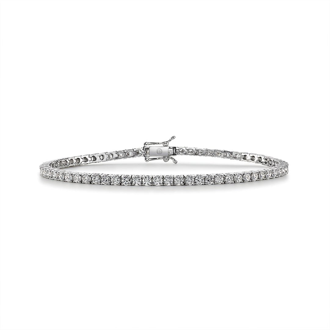 Diamond Tennis Bracelet (White Gold) - Dracakis Jewellers