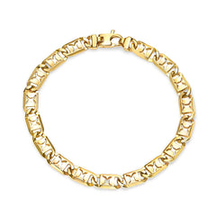 Fancy Open X Link Bracelet - Dracakis Jewellers
