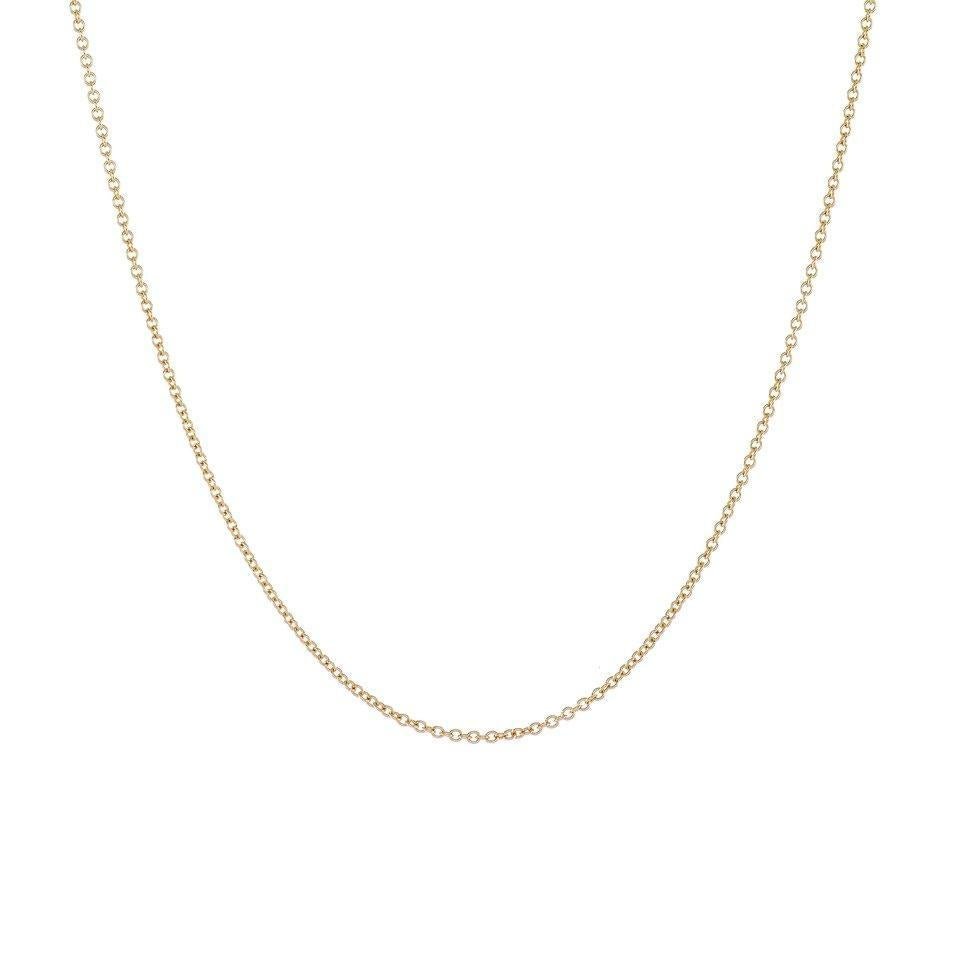 Fine Cable Link Chain 9ct Yellow Gold 1.40mm - Dracakis Jewellers