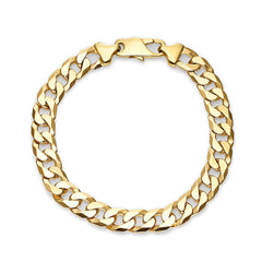 Gold Open Curb Link Bracelet - Dracakis Jewellers