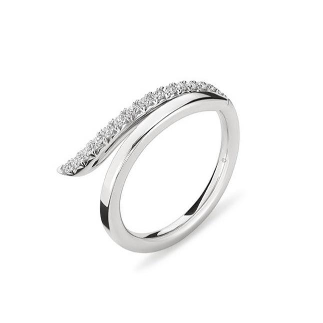 Hearts on Fire French Cut Pavé Diamond Ring - Dracakis Jewellers