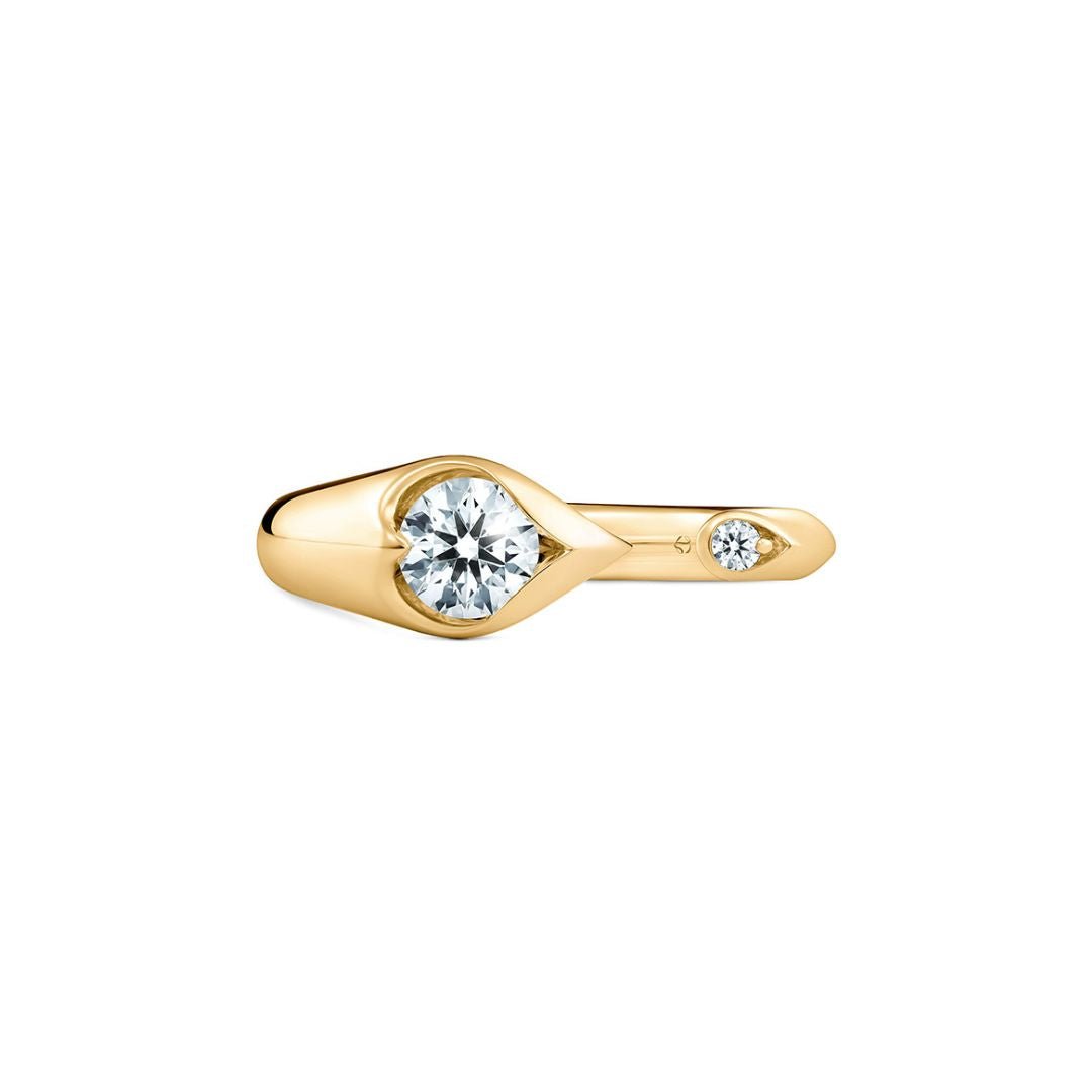 Hearts On Fire LU Open Droplet Diamond Ring - Dracakis Jewellers