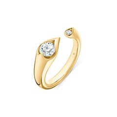 Hearts On Fire LU Open Droplet Diamond Ring - Dracakis Jewellers