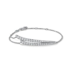 Hearts on Fire Vela French Cut Pavé Diamond Bracelet - Dracakis Jewellers