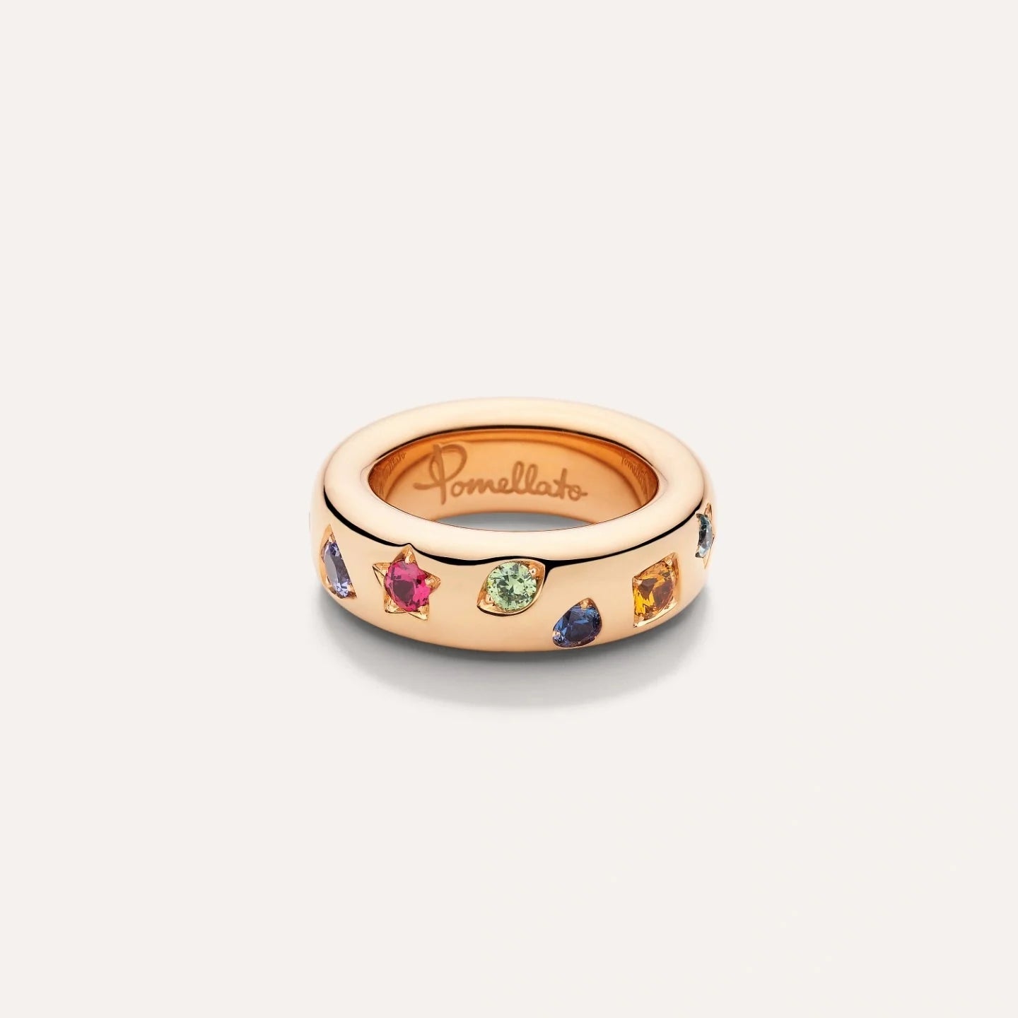 Pomellato Iconica Ring with Coloured Gemstones - Dracakis Jewellers