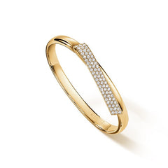 Inside Out Diamond Flip Bangle - Dracakis Jewellers