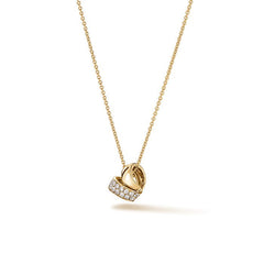 Inside Out Diamond Rondel Pendant - Dracakis Jewellers