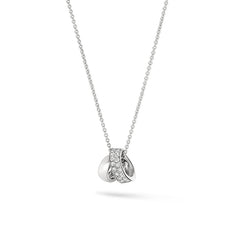 Inside Out Diamond Rondel Pendant - Dracakis Jewellers