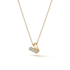 Inside Out Diamond Rondel Pendant - Dracakis Jewellers