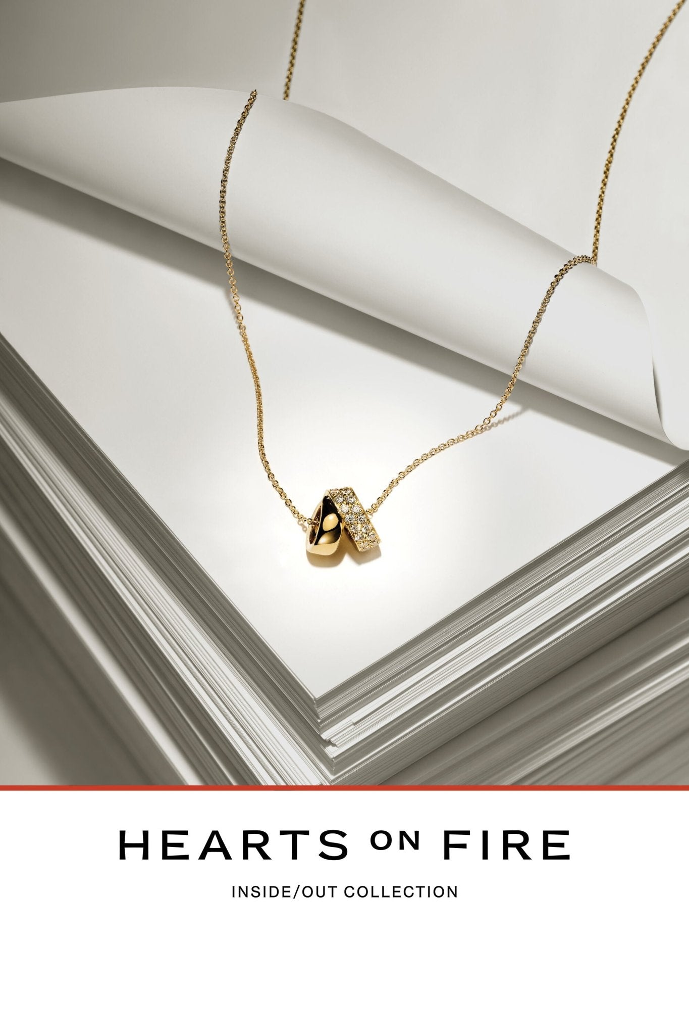 Inside Out Diamond Rondel Pendant - Dracakis Jewellers