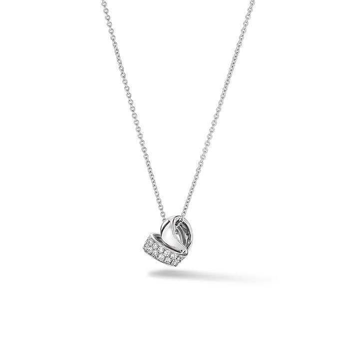 Inside Out Diamond Rondel Pendant - Dracakis Jewellers