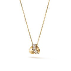 Inside Out Diamond Rondel Pendant - Dracakis Jewellers