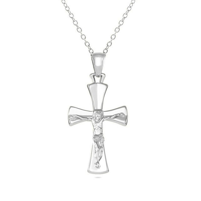 Men's Gold Crucifix Pendant - Dracakis Jewellers
