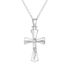 Men's Gold Crucifix Pendant - Dracakis Jewellers