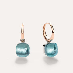 Nudo Petit Earrings Sky Blue Topaz - Dracakis Jewellers