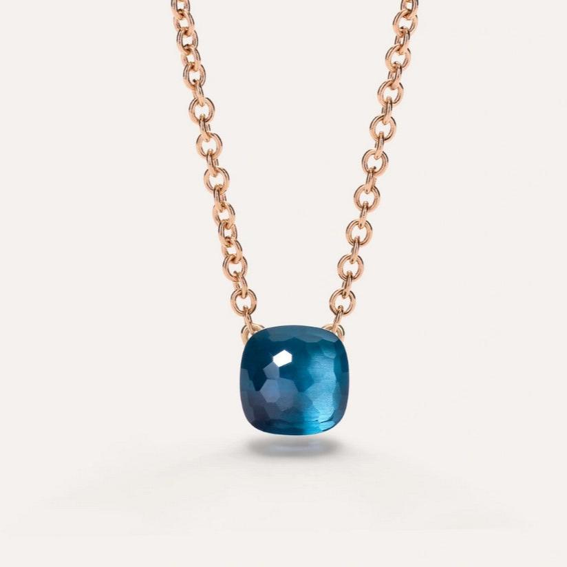 Nudo Petit Pendant with London Blue Topaz - Dracakis Jewellers