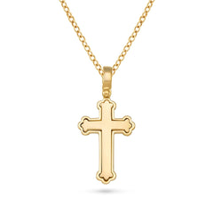 Orthodox Cross Large Size Pendant - Dracakis Jewellers