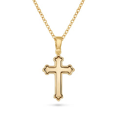 Orthodox Cross Medium Size Pendant - Dracakis Jewellers