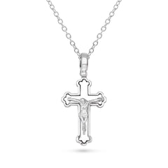 Orthodox Crucifix Cross Large Size Pendant - Dracakis Jewellers