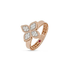 Princess Flower Diamond Ring - Dracakis Jewellers