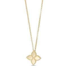 Princess Flower Yellow Gold Pendant - Dracakis Jewellers