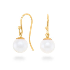 South Sea Pearl & Gold Earrings - Dracakis Jewellers